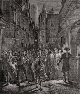 İnsanlar Paris Sokaklarına Çıkıyor, 1789 by French School
